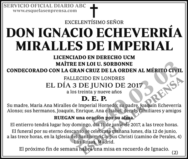 Ignacio Echeverría Miralles de Imperal